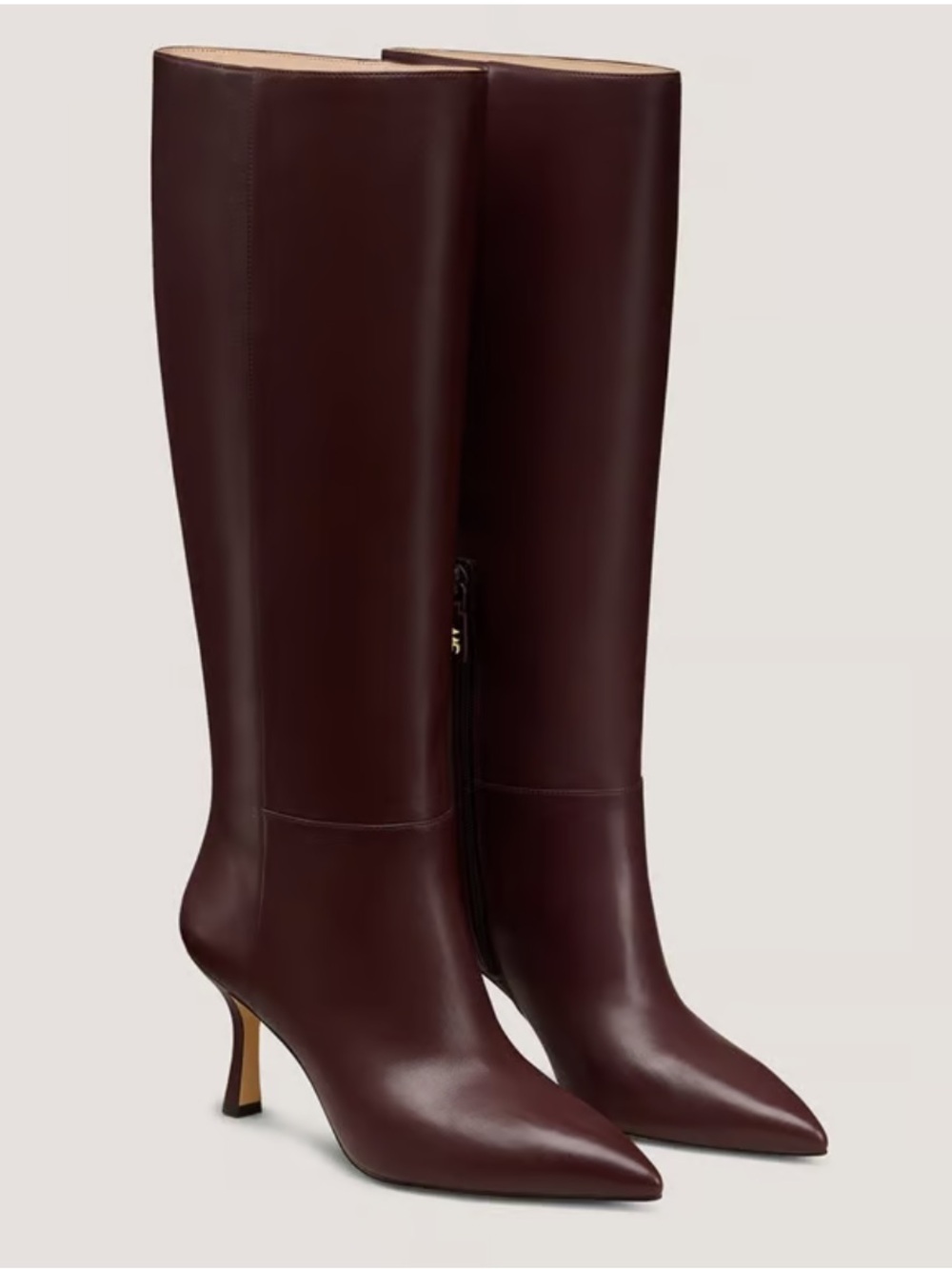 Stuart Weitzman Valentina Tubo Boot - deep brown. 10.5